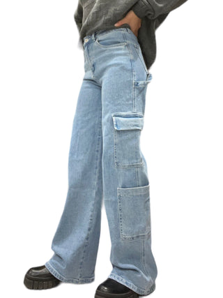 Jeans cargo Wide Leg art SJ1358