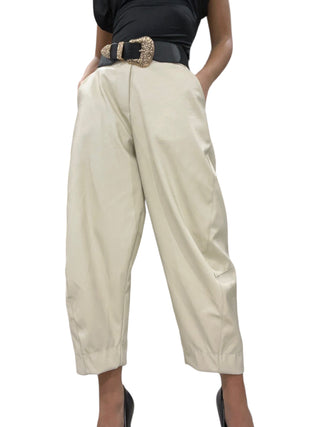 Pantalone palloncino ecopelle art 3627