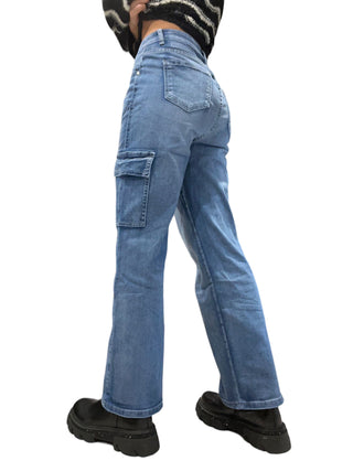 Jeans cargo pochets art CY-1118